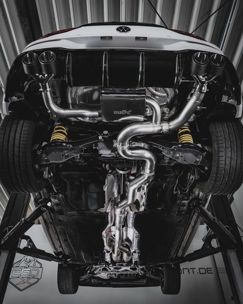 EGO-X Abgasanlage 3,5" VW Golf 8 R 320/333PS (ab 96dB)